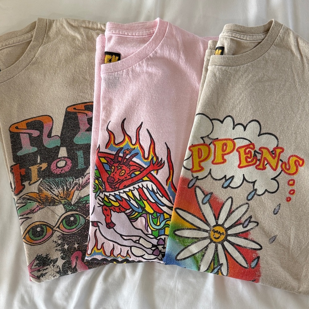 Teen Hearts Colorful Graphic T-Shirts